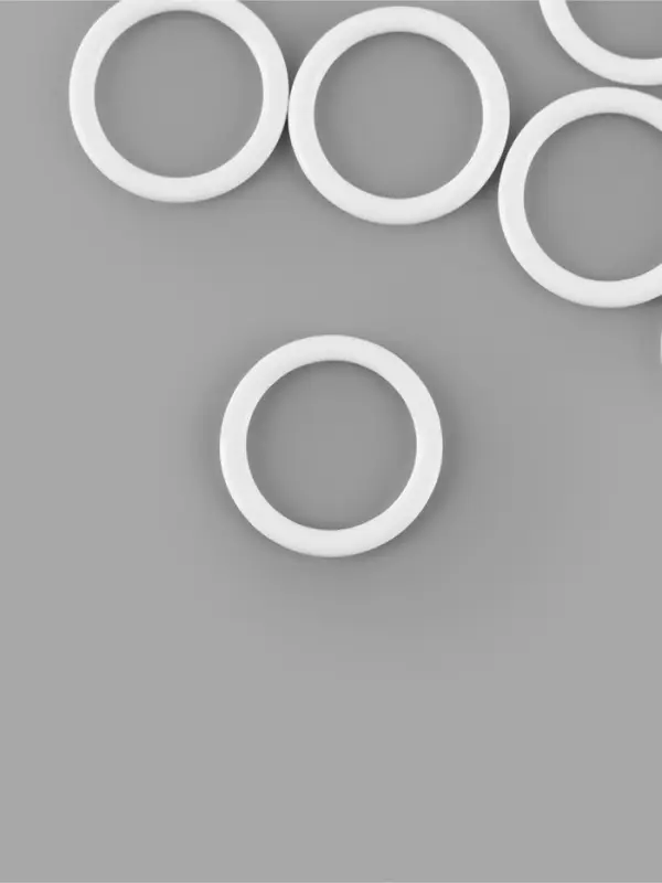 Кольцо для бретелей, металлическое, 10 мм, 20 шт., белое Кольцо для бретелей, металлическое, 10 мм, 20 шт., белое