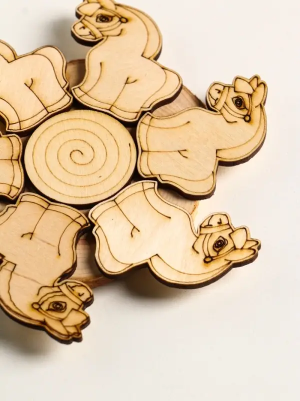 Подставка под горячее Лошадка, 11см, можжевельник Подставка под горячее Лошадка, 11см, можжевельник