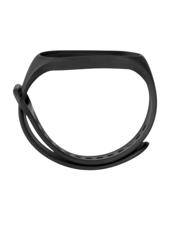 Ремешок Luazon для фитнес-браслета Mi Band 5/6/7, черный Ремешок Luazon для фитнес-браслета Mi Band 5/6/7, черный