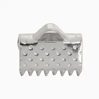 Зажим для ленты, (набор 20 шт.), цвет серебро, 10 мм, СМ-339