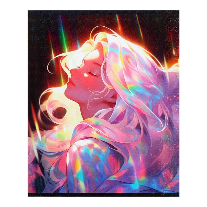 Тетрадь 48 листов в клетку Calligrata TOP Тетрадь 48 листов в клетку Calligrata TOP "Жемчужина", обложка мелованный картон, голография, блок офсет, белизна 95%, МИКС