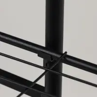 Подставка для цветов Greengo, 3 полки, 43&times;22&times;57 см, напольная, металл, чёрная