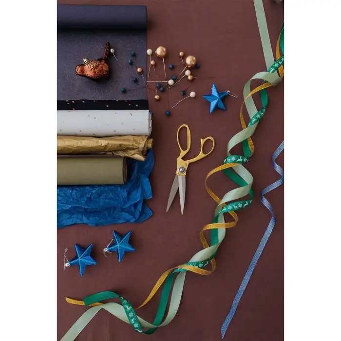 Лента атласная &laquo;Олени&raquo;, 15 мм, 23&plusmn;1 м, зелёная