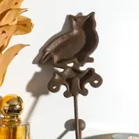 Крючок настенный &laquo;Сова на ветке&raquo;, ключница декоративная, чугун, 8&times;18&times;6 см
