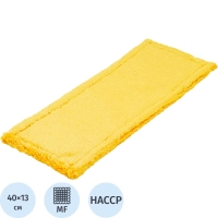 Насадка МОП 40х13 см микрофибра ухо+карман желтый MF2086