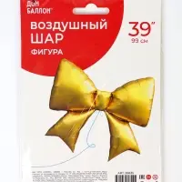 Воздушный шар фольгированный 39" &laquo;Бант&raquo;, матовый