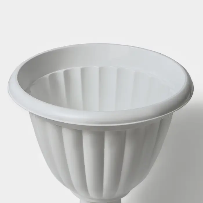 Вазон для цветов &laquo;Жасмин&raquo;, 12 л, d=37 см, h=46 см, белый