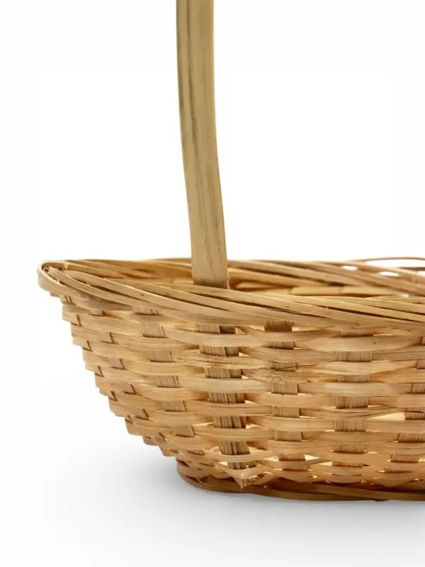 Корзина плетеная 20 х 20 х _ см, ручка h=21 см натуральный (К 1224600)