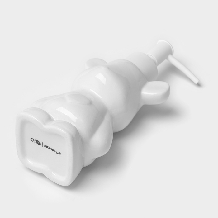 Дозатор для жидкого мыла «Мишка», 200 мл, белый Дозатор для жидкого мыла «Мишка», 200 мл, белый