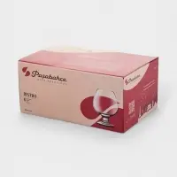 Бокалы для коньяка Paşabah&ccedil;e Bistro, 395 мл, размер одного бокала 8.5&times;12 см, набор 6 шт., стекло, прозрачные