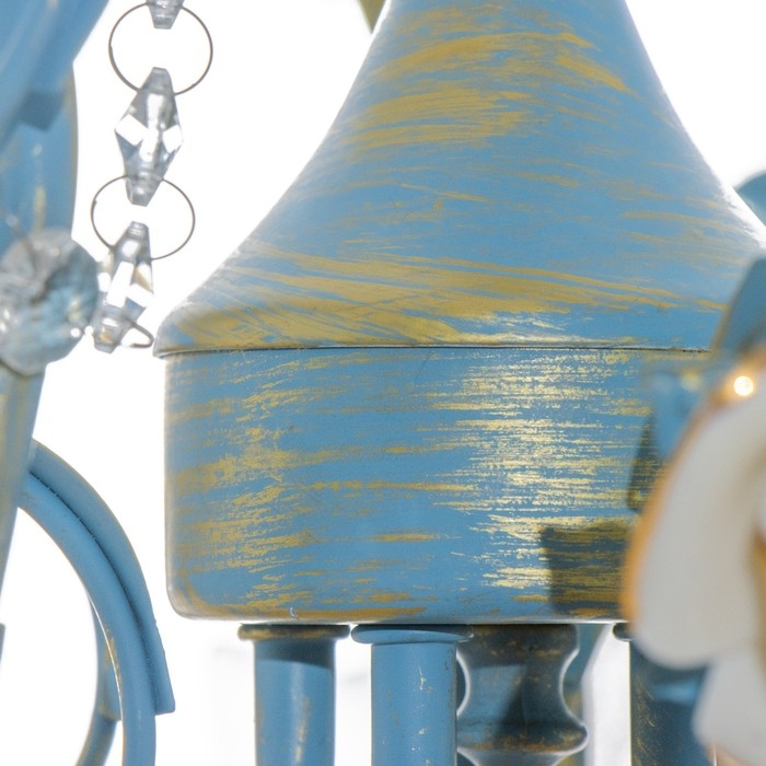 Люстра Люстра "Лиана" 5хЕ27 40Вт синий 45х45х40-90 см BayerLux