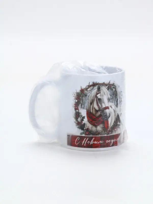Кружка керамическая новогодняя «Уюта в Новом году», 320 мл Кружка керамическая новогодняя «Уюта в Новом году», 320 мл