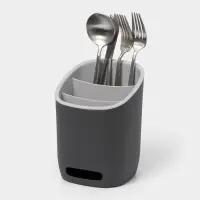 Подставка для столовых приборов IDEA &laquo;ИЗЛИ&raquo;, 25&times;14.5&times;19 см, пластик, графитовая