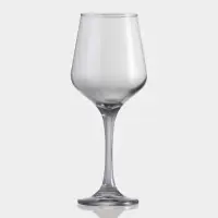 Бокал для вина, 400 мл, 8.5&times;22 см, стекло, серый