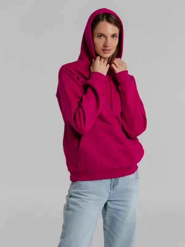 Толстовка с капюшоном Snake II ярко-розовая (фуксия), размер XS Толстовка с капюшоном Snake II ярко-розовая (фуксия), размер XS
