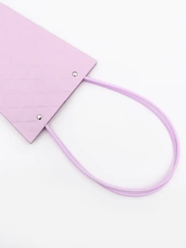 Сумка для цветов тиснение &laquo;МИКС&raquo; влагостойкая, 17&times;17 - 11.5&times;11.5 - 20 см