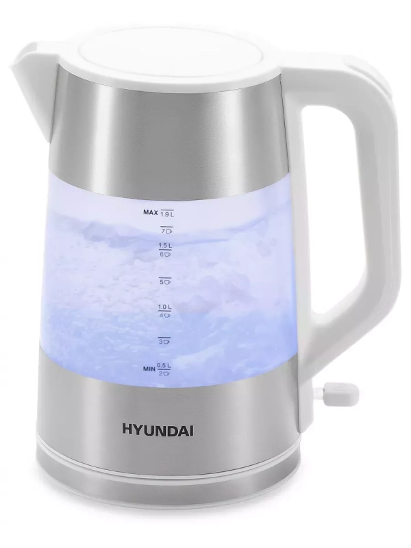 Чайник HYK-P4025 1,9л 2200Вт белый (пластик)