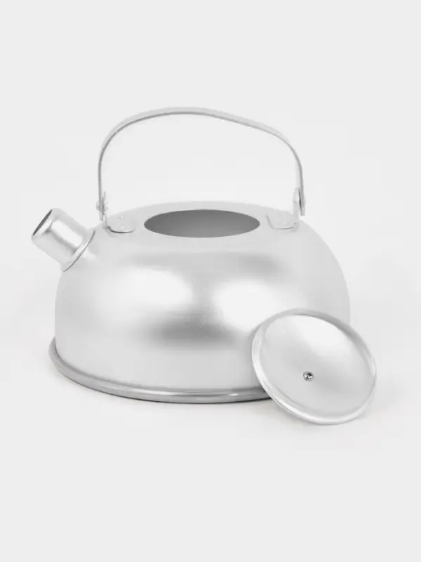 Чайник, 5 л, d=26 см, листовой алюминий 1.2 мм, серебристый