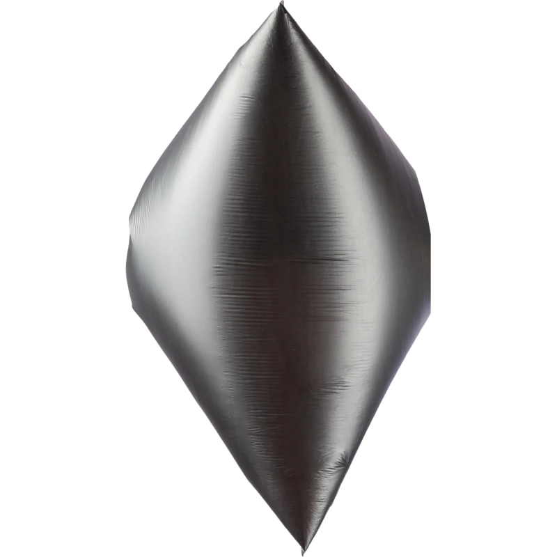 Мешки для мусора ПНД 35л 12мкм 20шт/рул черные 53x58см Luscan с завязками