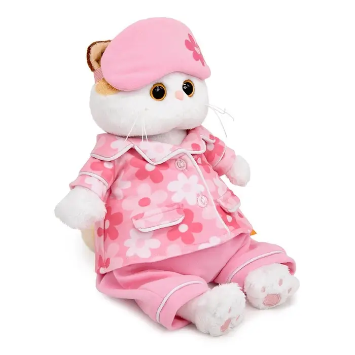Мягкая игрушка "Ли-Ли в пижаме с принтом "Цветочек", 24 см LK24-172