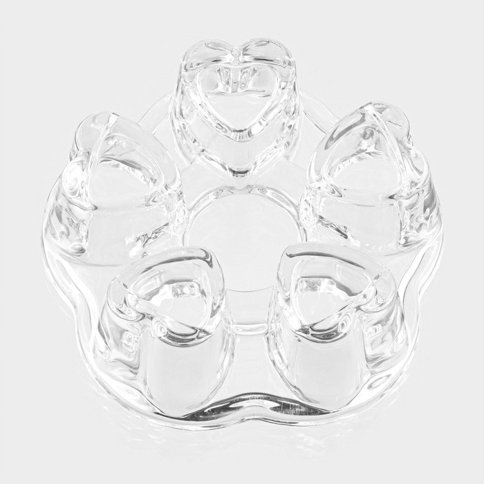 Подставка стеклянная для подогрева «Хрусталик», d=14 см Подставка стеклянная для подогрева «Хрусталик», d=14 см