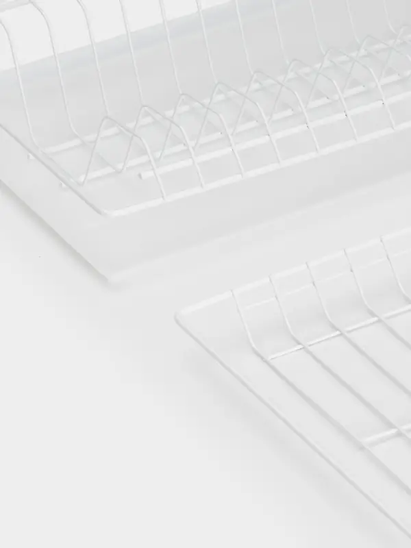 Сушилка для посуды с поддоном для шкафа 50 см, 46.5&times;25.6 см, белая