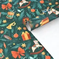 Бумага упаковочная крафтовая &laquo;Новый год. Щелкунчик&raquo;, 50&times;70 см