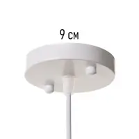 Светильник потолочный BayerLux Lina, 1&times;40 Вт, Е27, светло-розовый, 26&times;26&times;32 см