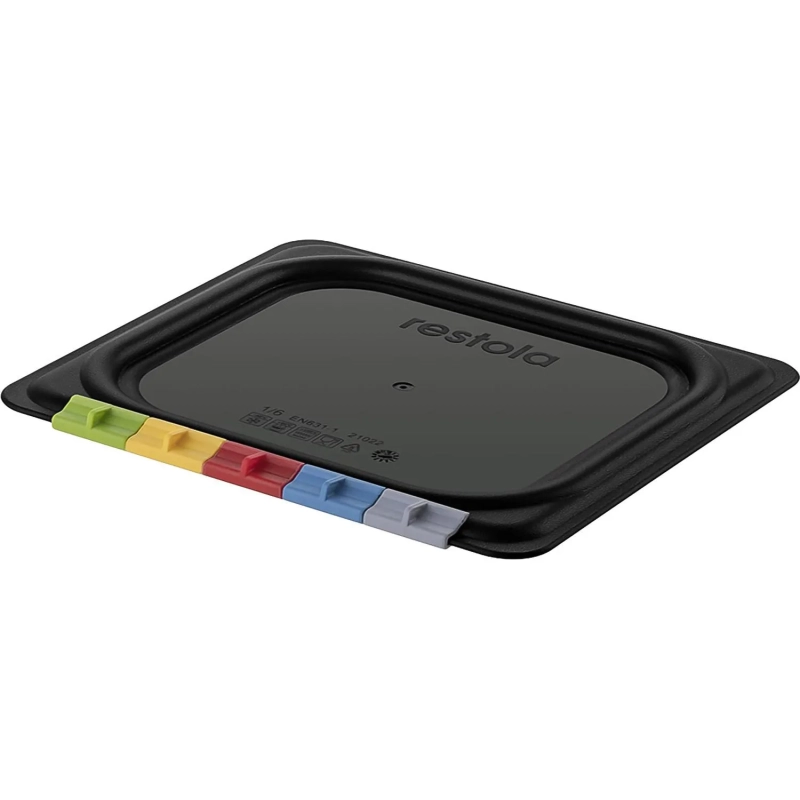 Крышка для гастроемкости Restola полипроп 1/6 (черная), 422102213