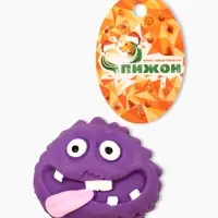 Пищащая игрушка для собак &laquo;Монстр&raquo;, 7&times;5.5 см, латекс, фиолетовая
