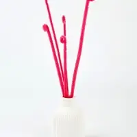 Синельная проволока набор 50 шт., розовая, 30 см