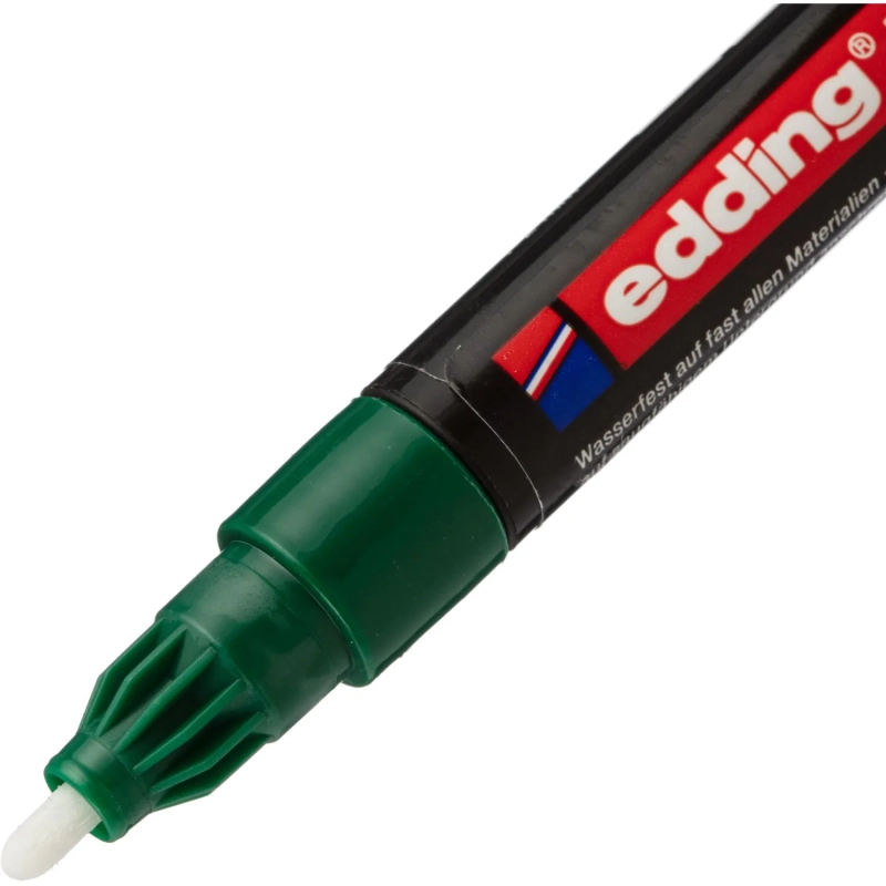 Маркер лаковый EDDING E-791/4 зеленый 1-2мм, пласт. корп