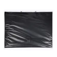 Папка-портфель А4, 12 отделений, 600 мкм, ErichKrause Matt Classic, до 350 листов, чёрная