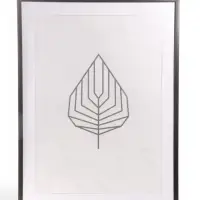 Фоторамка ПВХ на 1 фото Ellis 50&times;70 см с паспарту, чёрный (пластиковый экран)