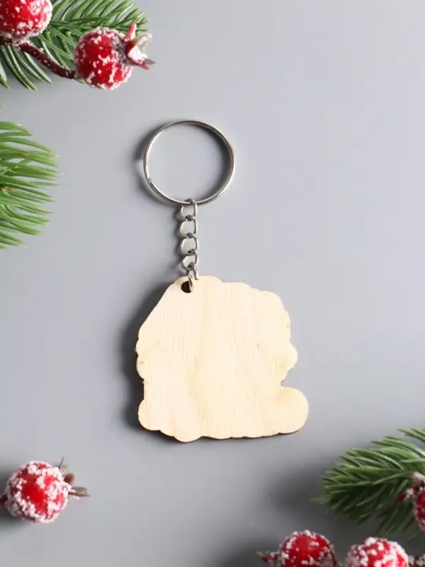 Брелок новогодний 2026 «Берегу дом», размер брелока 4×4 см