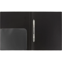 Скоросшиватель пластиковый Attache A4 черный плот 0,7мм вмест до 200листов