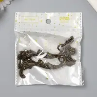 Ручка для шкатулки металл "Старинная" бронза набор 2 шт 8,5х2,6 см Ручка для шкатулки металл "Старинная" бронза набор 2 шт 8,5х2,6 см