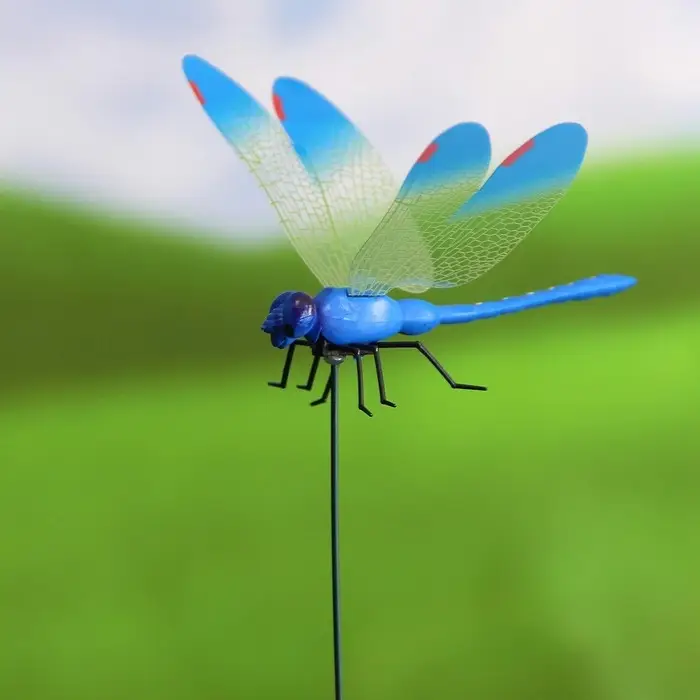 Штекер &laquo;Стрекоза Сенди&raquo;, 14&times;9 см/45 см, набор 6 шт., МИКС