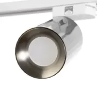 Светильник трековый BayerLux Simple &laquo;Алисер&raquo; GU10, 220 В, 7.5&times;7.5&times;20 см, чёрный хром