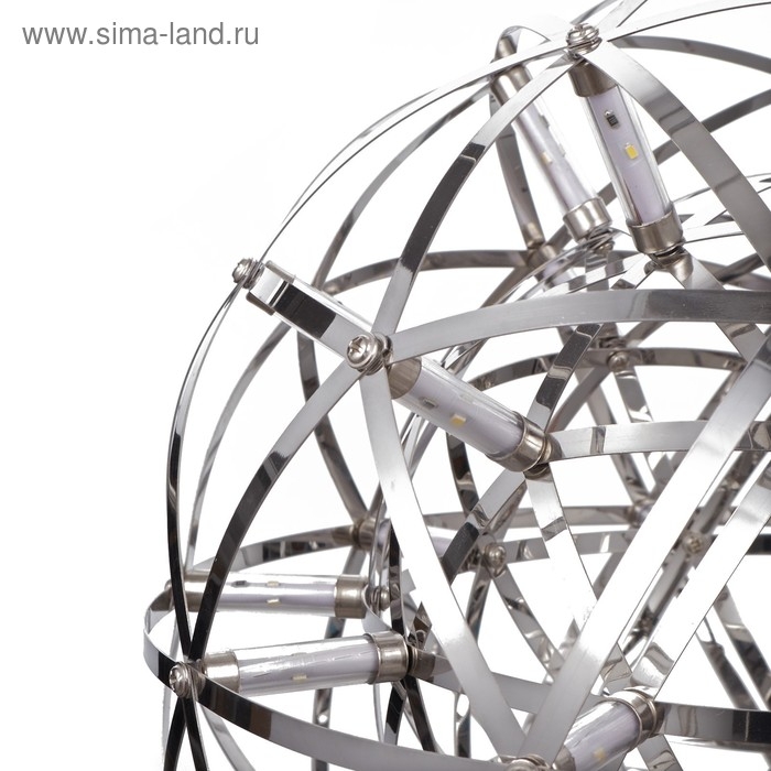 Люстра BayerLux 669705/42 LED 25,2Вт 4000К хром 30х30х150 см