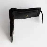 Портмоне мужское на магните, отдел для купюр, карт, монет, чёрное