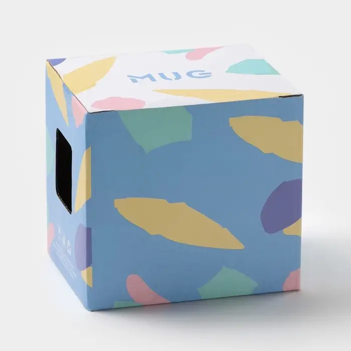 Кружка с ложкой &laquo;Мистер&raquo;, 380 мл, керамика, голубая