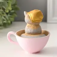 Фигурка &laquo;Котик в чашке&raquo;, 10&times;9&times;7.5 см