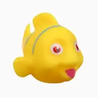 Новогодний набор резиновых игрушек для ванны Крошка Я, 6 шт., с пищалкой