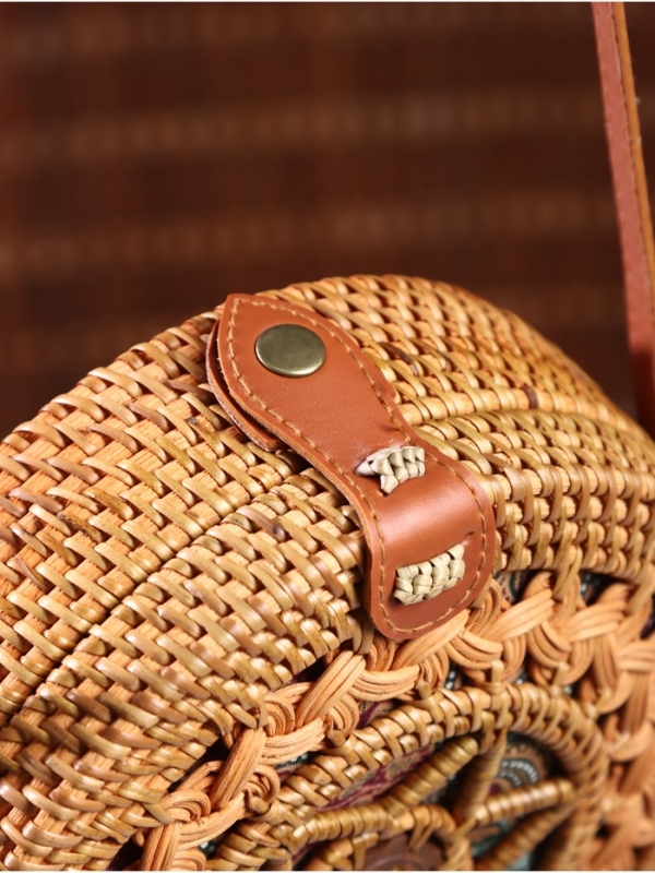 Сумка плетеная ротанг "Звезда", 20х6х70 см