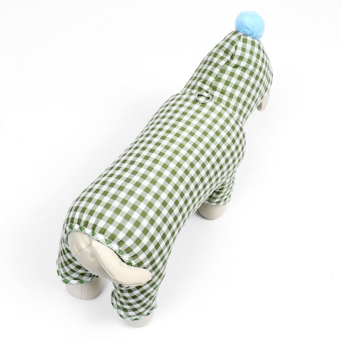 Комбинезон Комбинезон "Пудра", размер XL (ДС 37 см, ОШ 41 см, ОГ 55 см) бежевый/зелёный