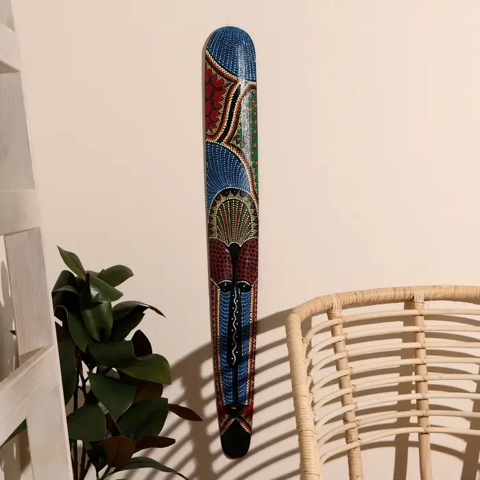 Маска дерево Маска дерево "Маори" 100х14х4 см МИКС