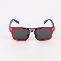 Очки солнцезащитные детские красные "Паутинка", UV 400, дужка 12,8 см, линза 4.5х3.5 см