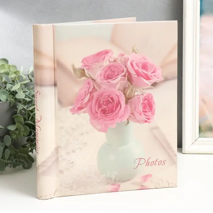Фотоальбом 10 магнитных листов "Букетик" 23х28 см
