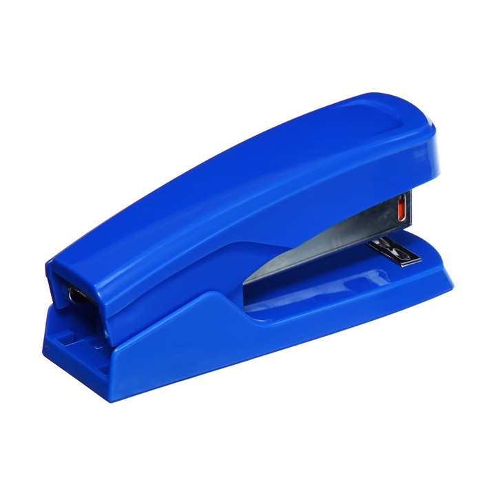 Степлер № 24/6 и 26/6, до 15 листов, Attomex, 2 вида скрепления, синий